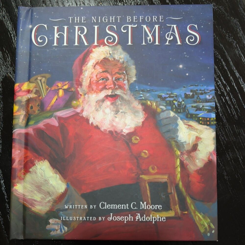 The Night Before Christmas Recordable Story Book Hallmark 2009 - TESTED-GOOD